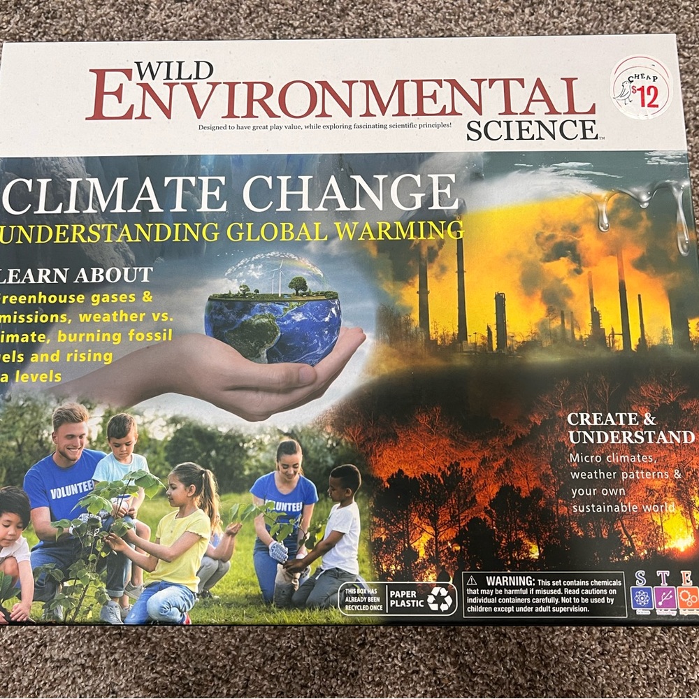 Climate Change Understanding Global Warming educational kit.
